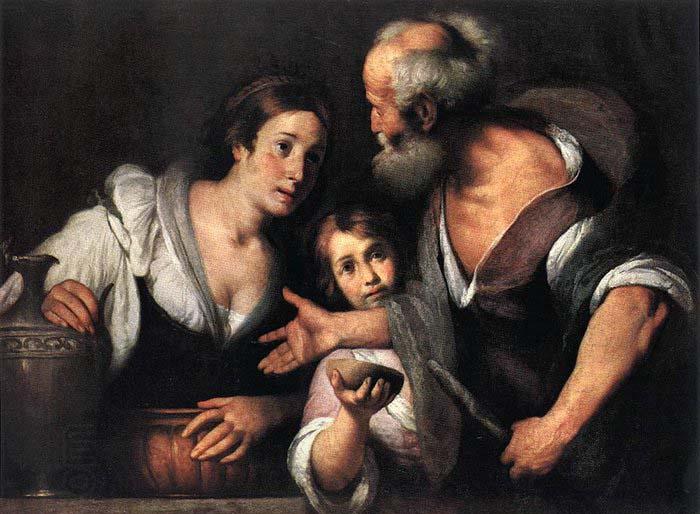 Bernardo Strozzi Prophet Elijah and the Widow of Sarepta China oil painting art